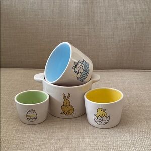Easter Themed Ceramic Measuring Cup Set